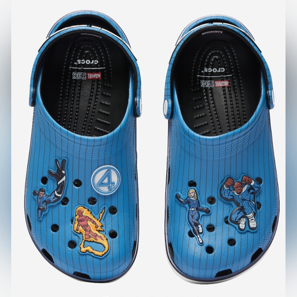 🆕️CROCS Mens Blue Fantastic 4 Crocs ⭐️